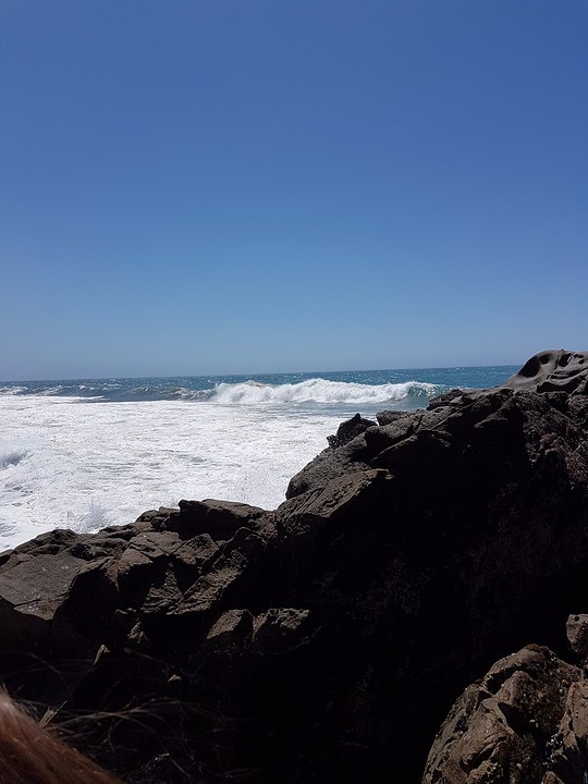 The beach