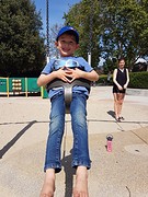 Ryan at the swing