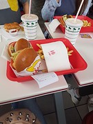 The hamburgers