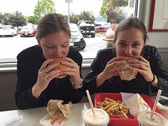Our first bite