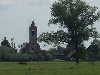 Mooi uitzicht op de kerk!