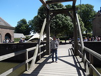 Ophaalbrug voor het kasteel!