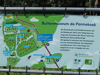 Infobord van Buitenmuseum de Pannekoek!