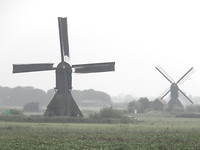 Waterwipmolens in de regen!