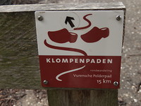 Onderdeel van het klompenpad!