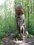Soldaat in het speelbos!