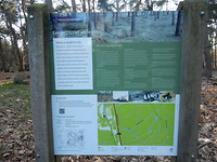 Infobord over de explosieve wandeling!