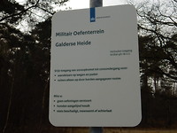 Militair oefenterrein!