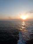 Ondergaande zon!