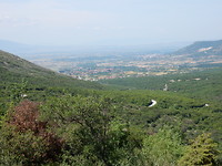 Kallyfitos en daarachter de stad Drama!