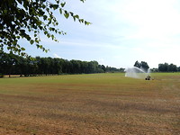 Vreselijk droog, dus sproeien!