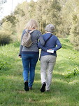 Geen wandelstokken!