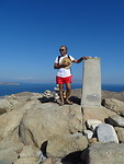 Hoogste punt van de berg Kythos!