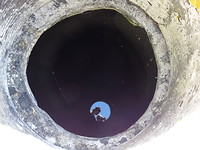 Weerspiegeling in de waterput!