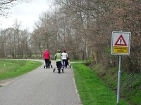 Pas Op! Overstekende Golfers!