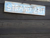 Het strand is nooit ver weg!