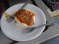 Verse geitenkaas met tijmhoning!