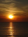 In de verte het eiland Thassos!