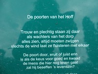 Bij de twee grenspalen!