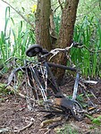 Verlaten fiets!