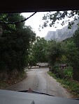 Vertrek uit Vikos over het smalle weggetje!