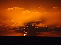 Zonsondergang Karavostasi!
