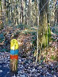 De blauwe route.....