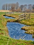 Hollands polderlandschap....