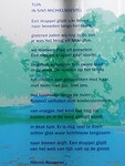 Mooi gedicht op een natte dag.....