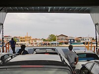 Aankomst ferry in Keramoti…..