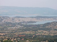 Argostoli…..helaas geen helder zicht……
