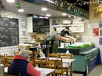Restaurantje met vier tafels…..
