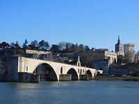 Een laatste blik op d’Pont Avignon…..