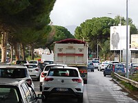 De chaos op de snelweg van Palermo….