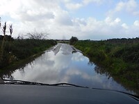 Het weggetje naar Borgo Parrini…..