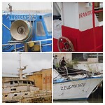Kleurrijke bootjes aan de oevers van de Mazaro-rivier….