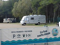 De camperplaats bij Marina di Nova Siri…..