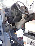 Nieuw alarm wordt geïnstalleerd in de camper…..