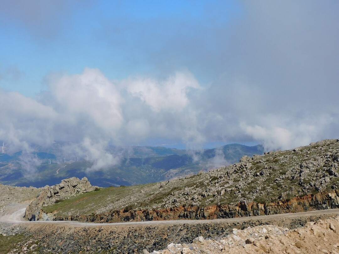 In de wolken…..