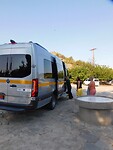 Shuttlebus naar de observatie hut…..