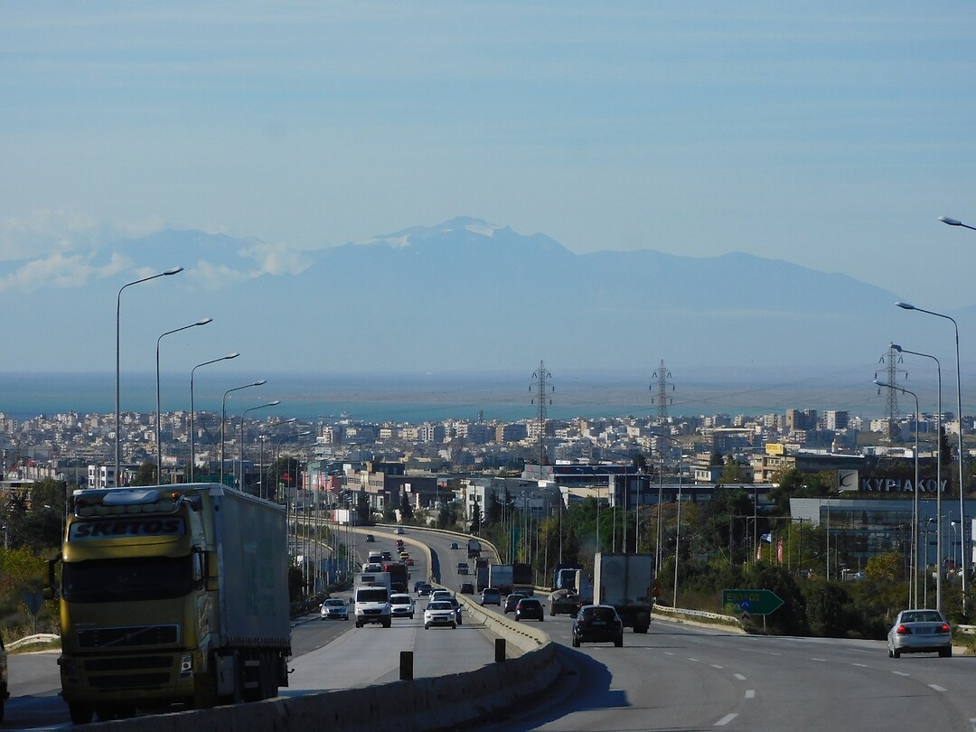 Sneeuw op Mount Olympus…..Thessaloniki.