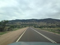 on the road