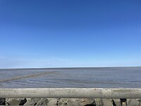 Over de dam naar Rømø
