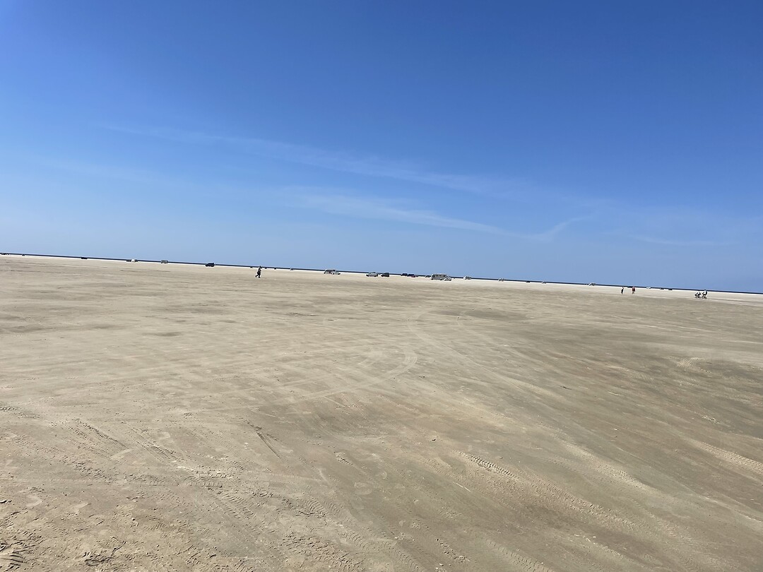Het brede strand