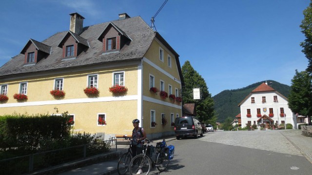 Ennsradweg Grossraming Hotel Kirchenwirt Adler 26-7-2014