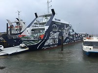Boot ligt klaar naar North Stradbroke Island