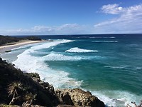 Zicht op Frenchmans Beach