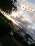 Ondergaande zon Airlie Beach