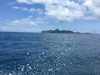 Opspattend water en mooi uitzicht