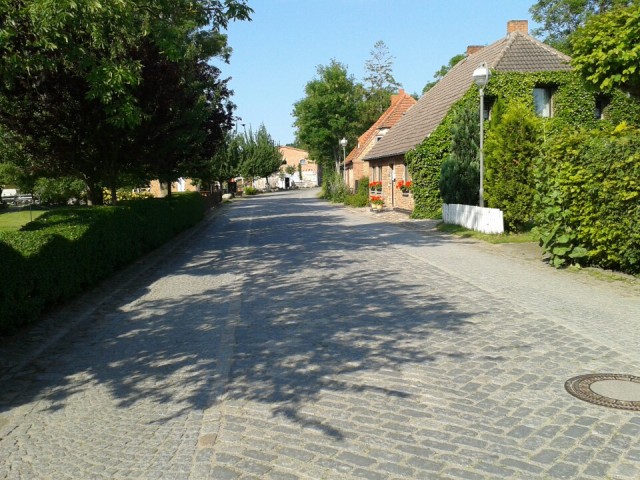 Dorfsrasse in Putgarten